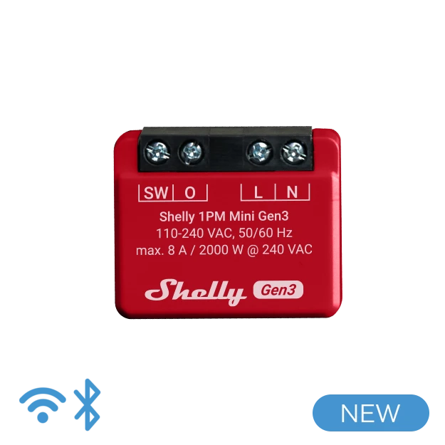 Shelly Plus 1PM Mini
