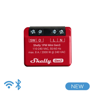 Shelly 1PM Mini Gen3 3er Pack - SMARTBLU 
